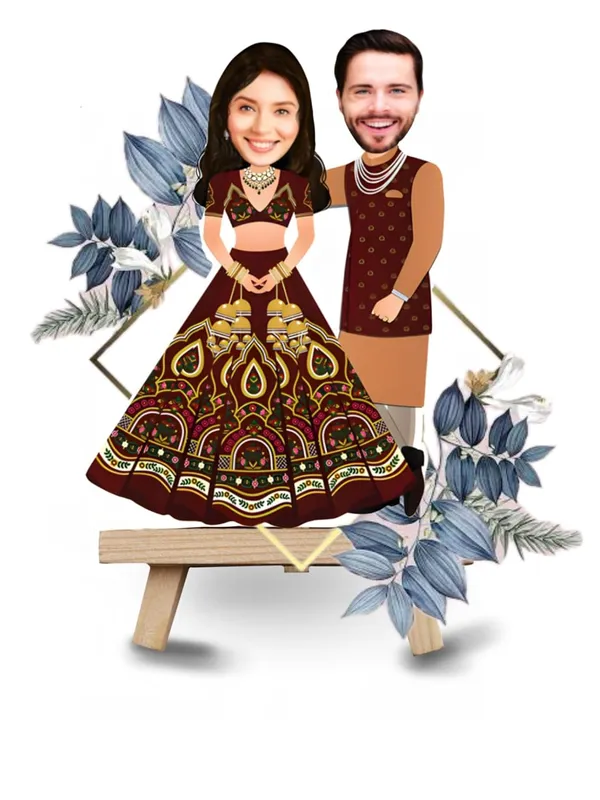 Multicolor_Premium_Couple_Caricature_Portrait