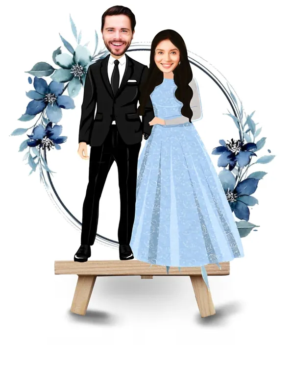 Multicolor_Premium_Couple_Caricature_Print