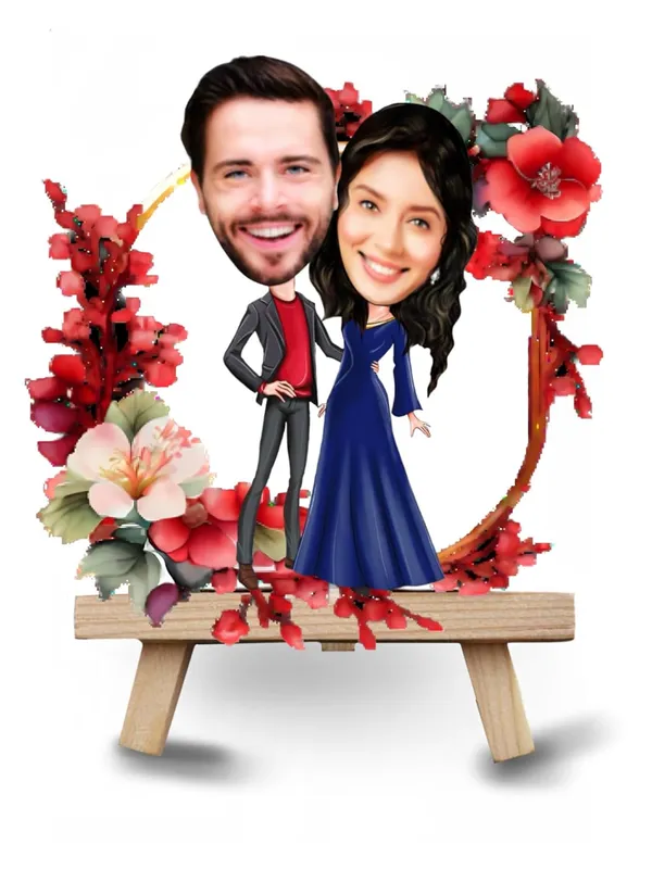 Multicolor_Premium_Couple_Caricature_Portrait