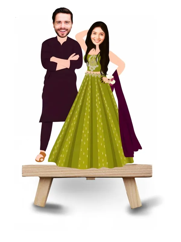 Multicolor_Premium_Design_Couple_Caricature