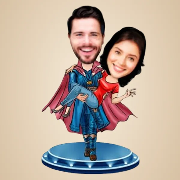 Multicolor_Premium_Personalized_Caricature_Wooden_Cutout