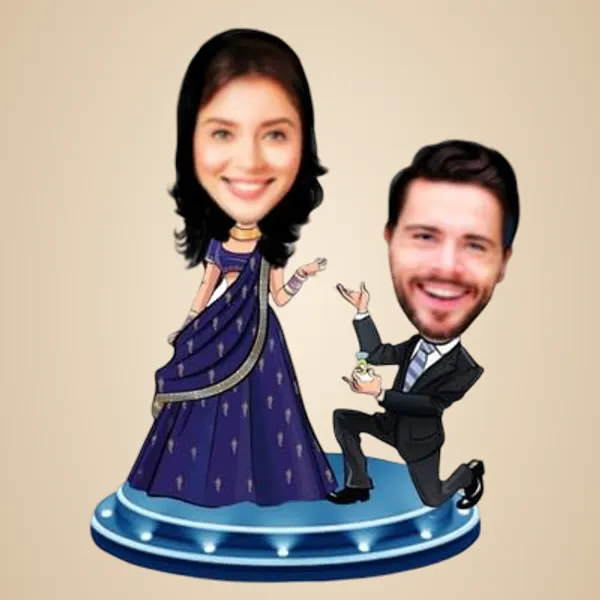 Multicolor_Premium_Personalized_Caricature_Wooden_Cutout