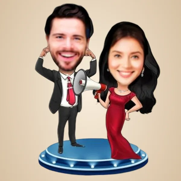 Multicolor_Premium_Personalized_Caricature_Wooden_Cutout