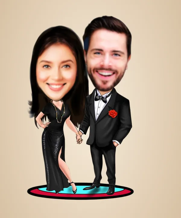 Multicolor_Premium_Couple_Caricature_Portrait