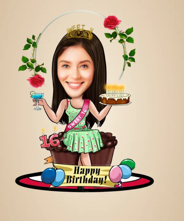 Multicolor_Premium_Design_Birthday_Caricature