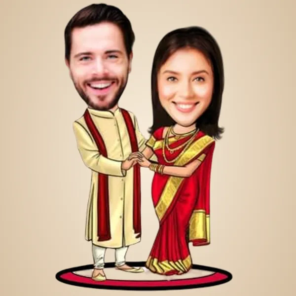 Multicolor_Premium_Personalized_Caricature_Wooden_Cutout