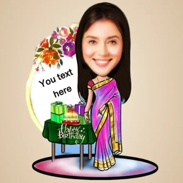 Multicolor_Premium_Personalized_Teacher_Caricature_Wooden_Cutout