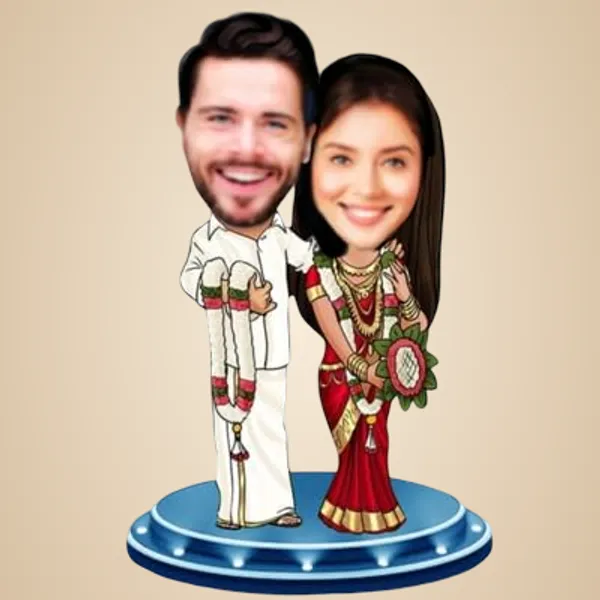 Multicolor_Premium_Personalized_Caricature_Wooden_Cutout