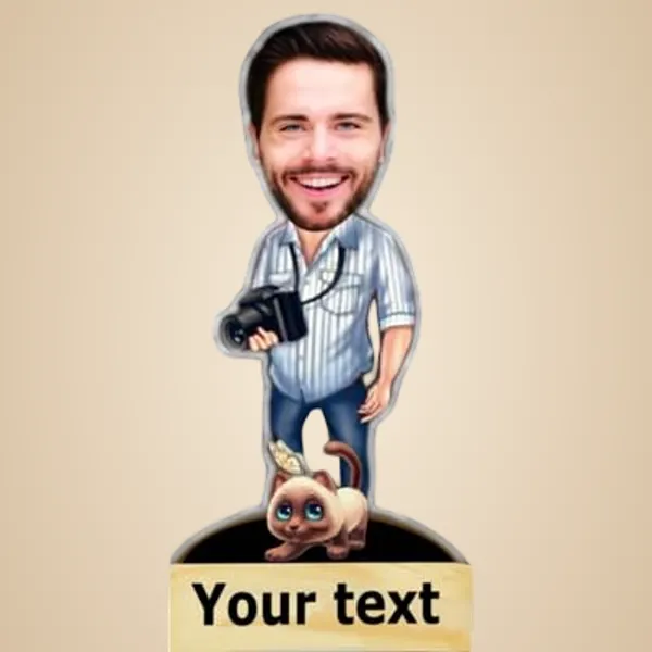 Multicolor_Premium_Personalized_Caricature_With_Wooden_Base