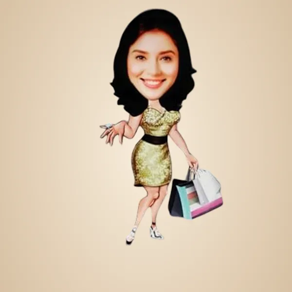 Multicolor_Premium_Personalized_Caricature_With_Wooden_Base