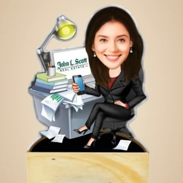 Multicolor_Premium_Personalized_Caricature_With_Wooden_Base