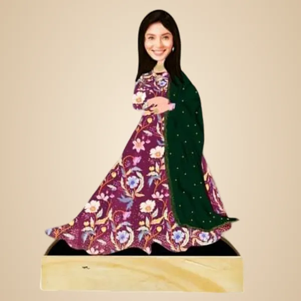 Multicolor_Premium_Personalized_Caricature_With_Wooden_Base