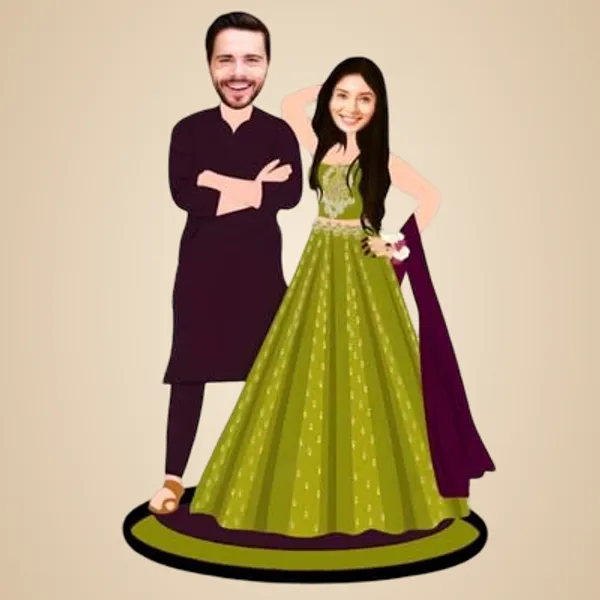 Multicolor_Premium_Personalized_Caricature_Photo_Stand