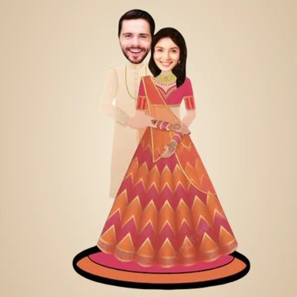 Multicolor_Premium_Personalized_Caricature_Photo_Frame_With_Stand
