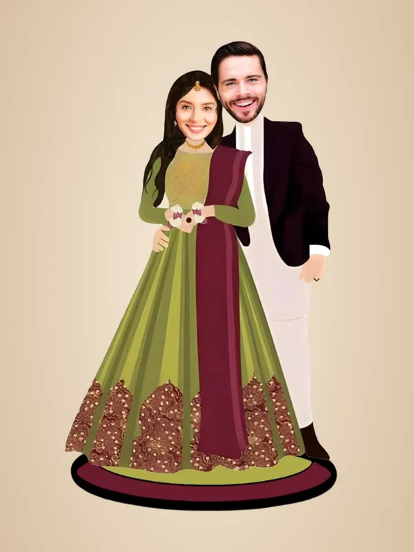Multicolor_Premium_Couple_Caricature_Portrait