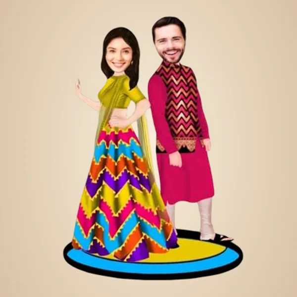 Multicolor_Premium_Personalized_Caricature_With_Stand