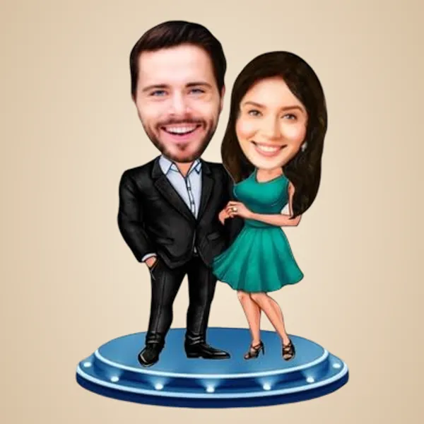 Multicolor_Premium_Personalized_Caricature_With_Stand