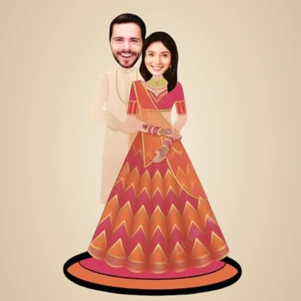 Multicolor_Premium_Personalized_Caricature_With_Stand