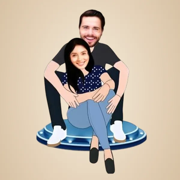 Multicolor_Premium_Personalized_Caricature_With_Stand