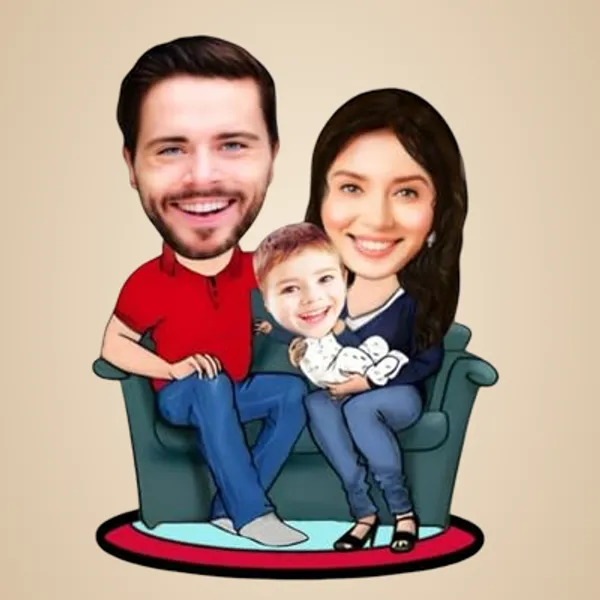 Multicolor_Premium_Personalized_Caricature_Tabletop_Stand