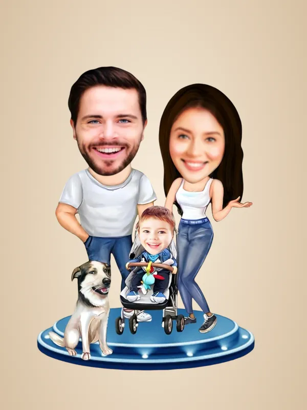 Multicolor_Premium_Custom_Couple_Caricature_Print