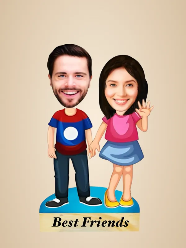 Multicolor_Premium_Couple_Caricature_Print