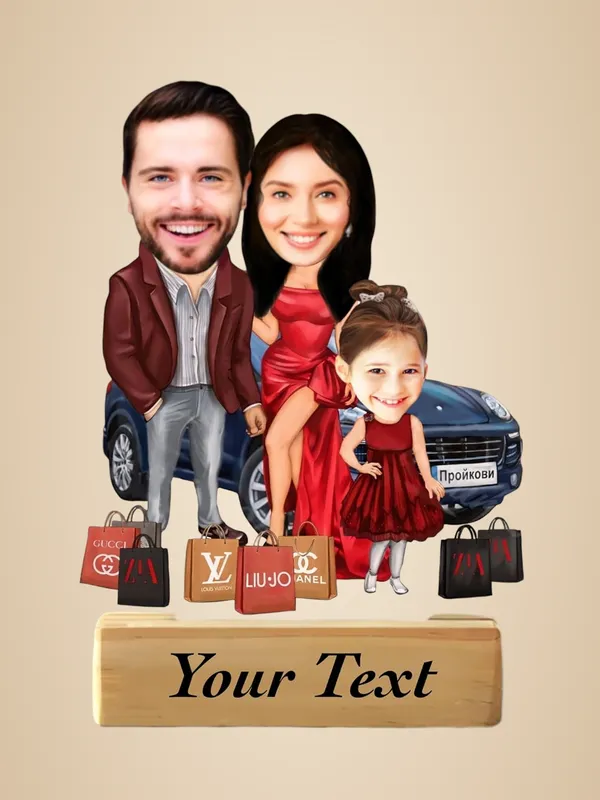 Multicolor_Premium_Family_Personalized_Caricature