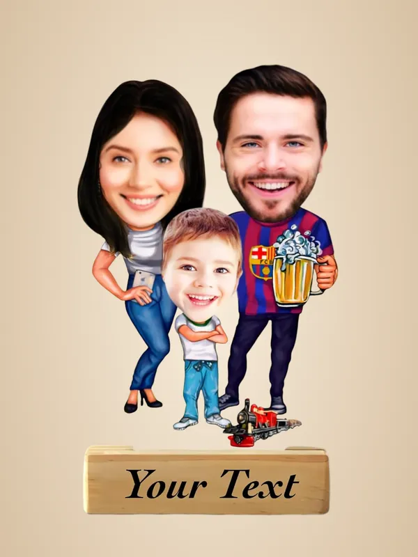 Multicolor_Premium_Family_Personalized_Caricature