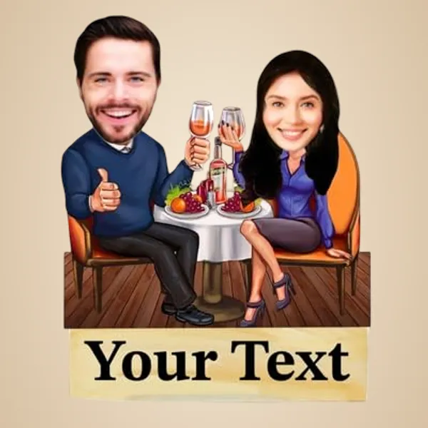 Multicolor_Premium_Personalized_Caricature_Couple_Photo_Frame_With_Wooden_Base