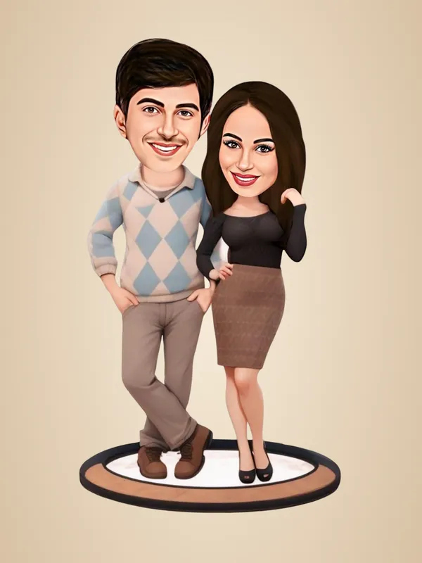 Multicolor_Premium_Couple_Caricature_Portrait