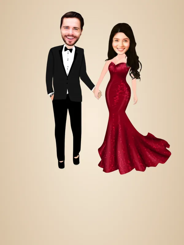 Multicolor_Premium_Couple_Caricature_Portrait