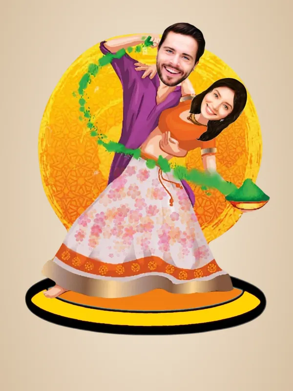 Multicolor_Premium_Couple_Caricature_Portrait