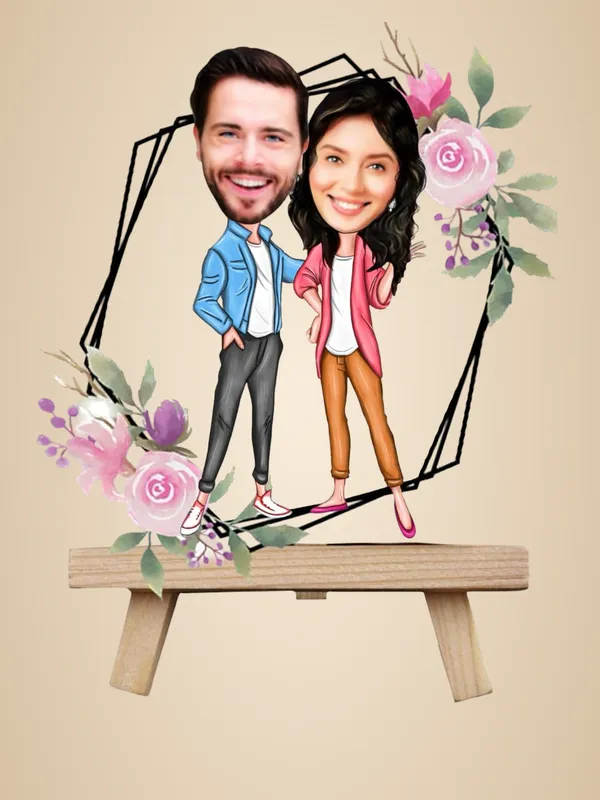Multicolor_Premium_Couple_Caricature_Portrait