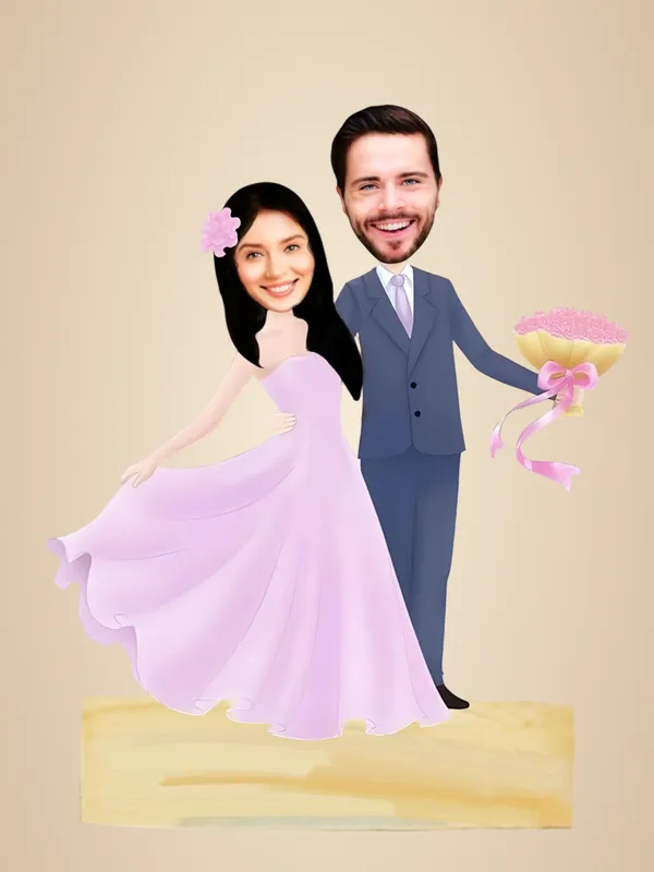 Multicolor_Premium_Couple_Caricature_Portrait
