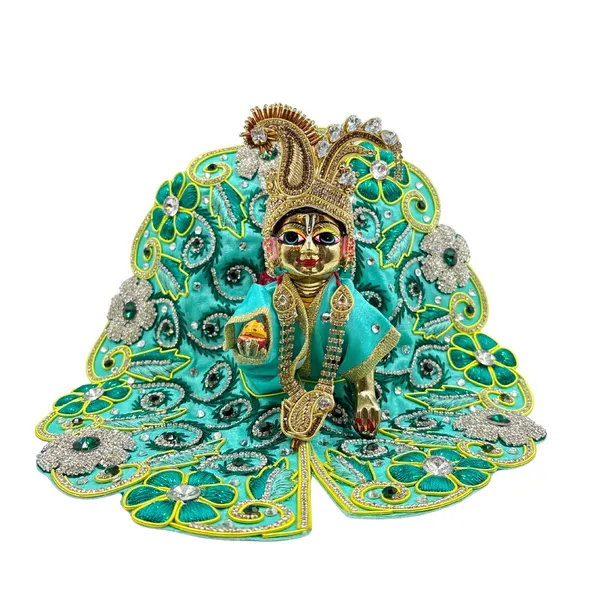 Multicolor_Premium_Royal_Turquoise_Zari_Dress_(Special_Edition)