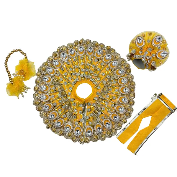 Yellow_Premium_Royal_Kundan_Work_Dress