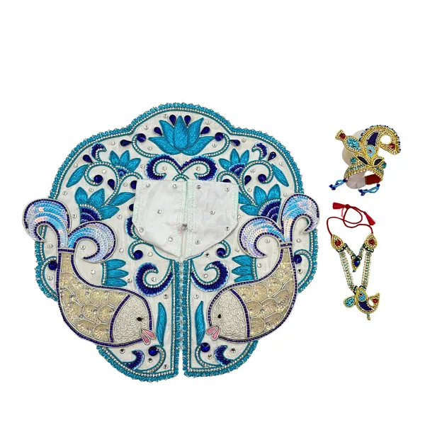 Sky_Blue_And_Off_White_Premium_Neelmayur_Royal_Jardoshi_Set