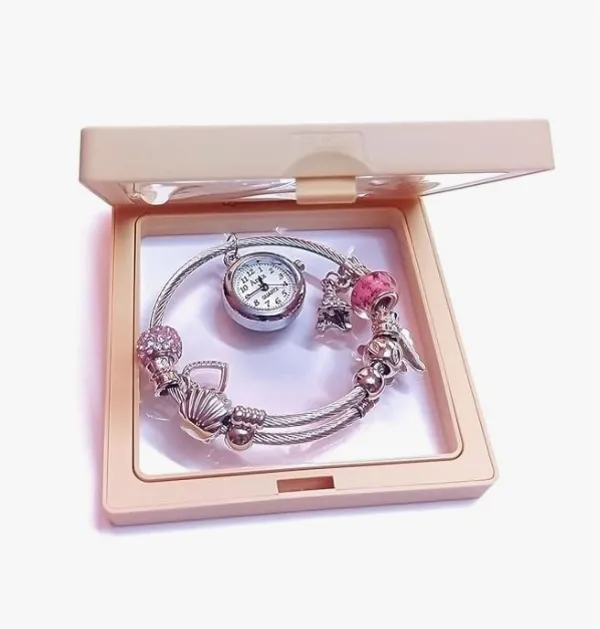 Multicolor_Plastic_Bracelet_Watch_For_Girls/Women