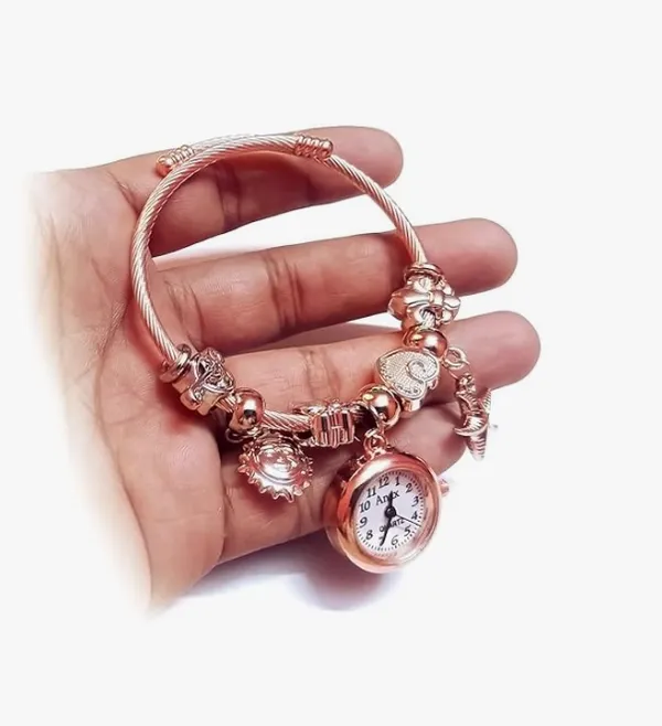 Multicolor_Plastic_Bracelet_Watch_For_Girls/Women