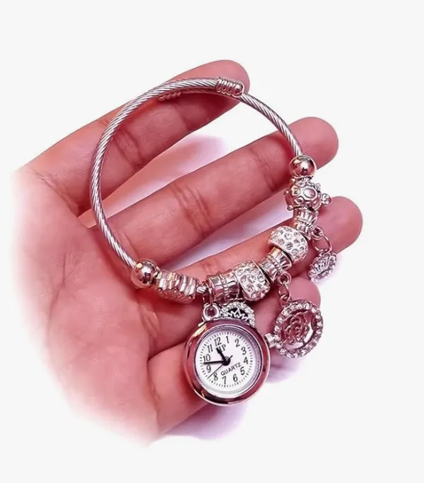 Multicolor_Plastic_Bracelet_Watch_For_Girls/Women
