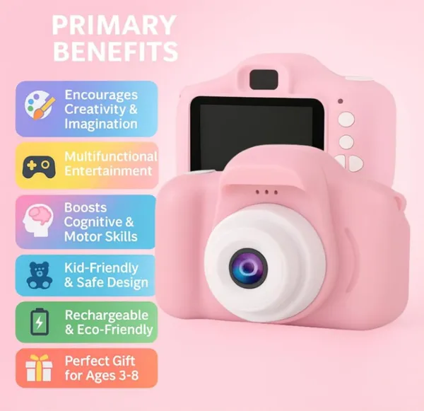 Pink_Plastic_Kids_Digital_Camera_For_Girls