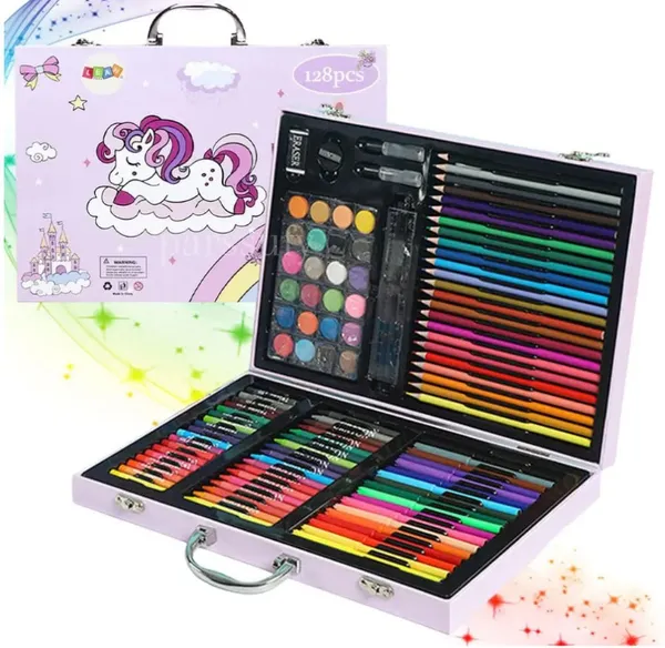 128_pcs_Unicorn_Stationery_kit