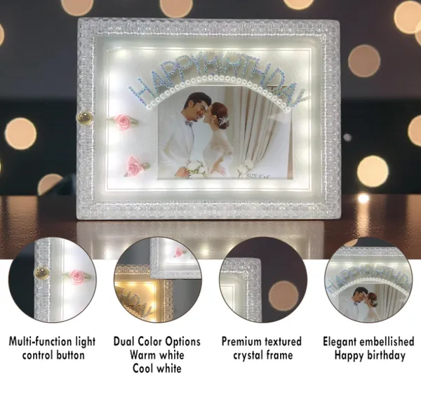 Golden_Plastic_Happy_B'Day_Led_Photo_Frame_For_Unisex