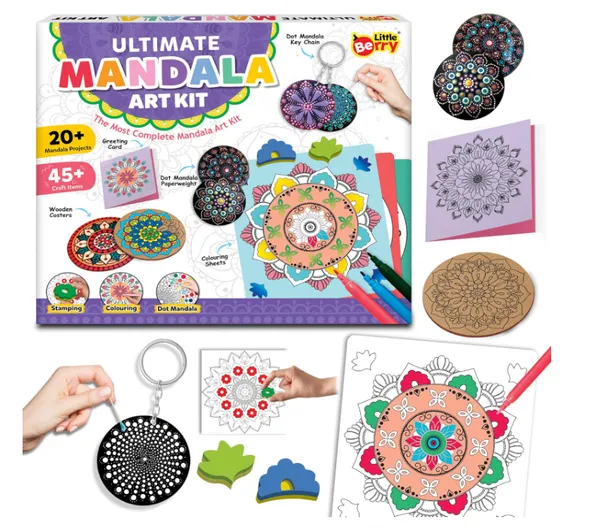 Multicolor_Plastic_Little_Berry_Ultimate_Mandala_Art_For_Unisex