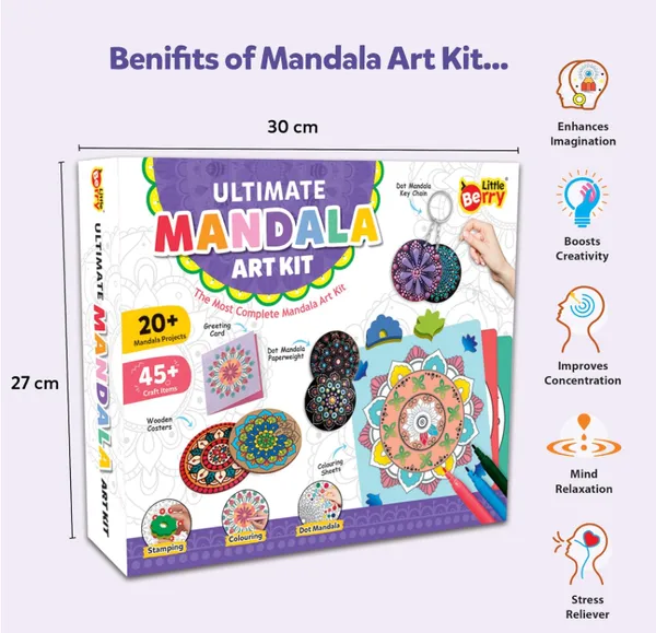 Multicolor_Plastic_Little_Berry_Ultimate_Mandala_Art_For_Unisex