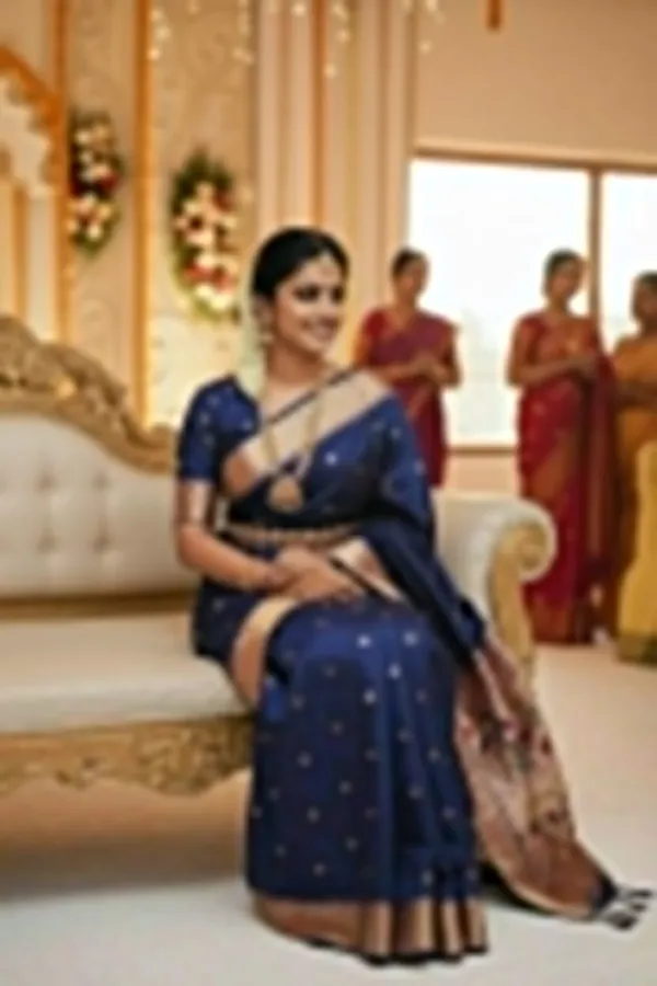 Navy_Blue_Pure_Banarasi_Soft_Silk_Maharashtra_Special_Paithani_Saree_With_Blouse