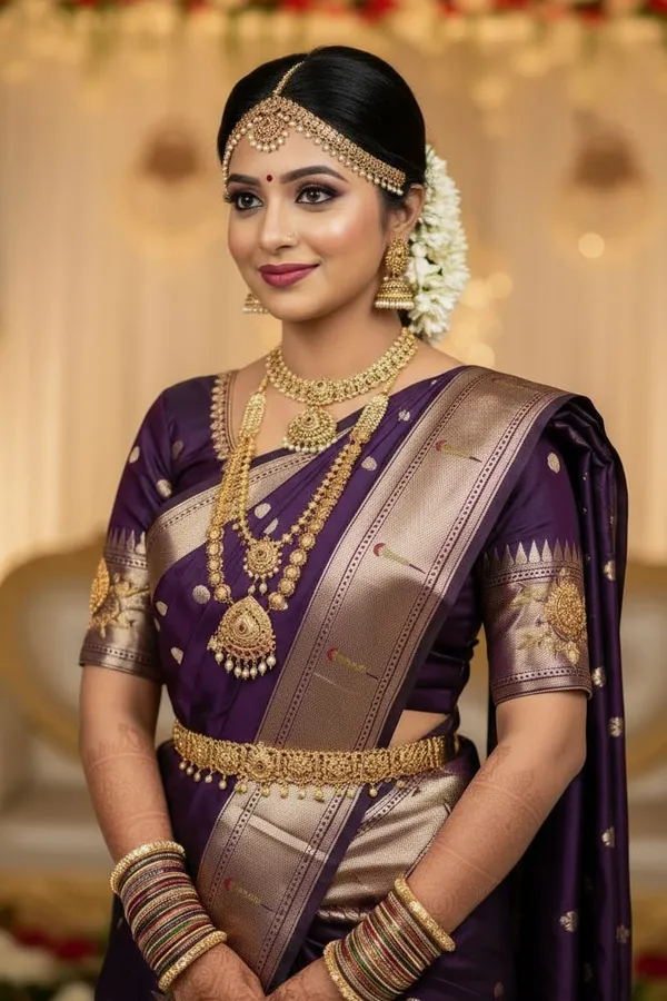 Wine_Pure_Banarasi_Soft_Silk_Maharashtra_Special_Paithani_Saree_With_Blouse