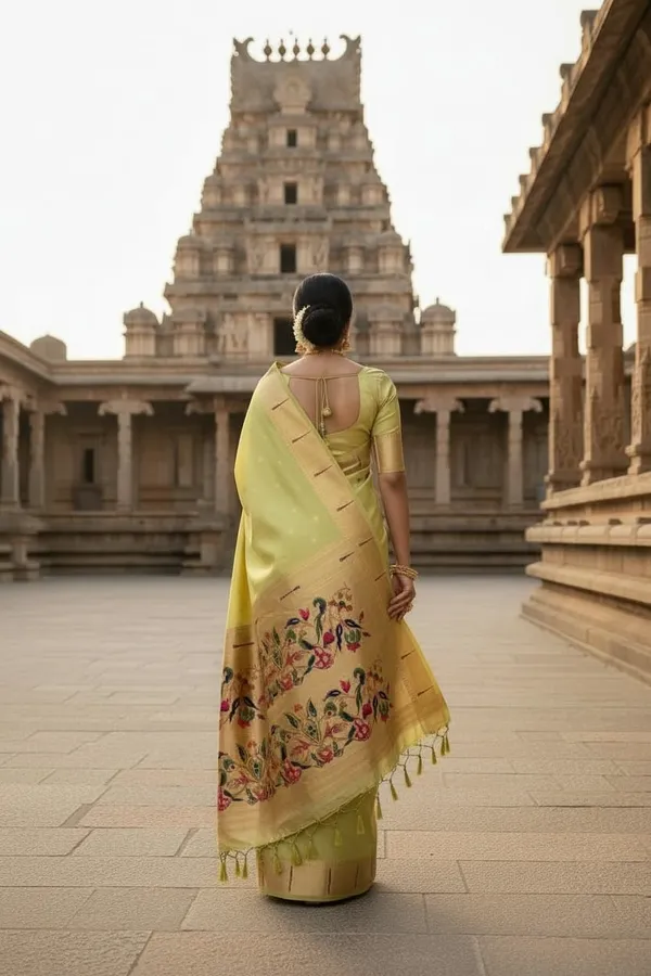 Pista_Green_Banarasi_Soft_Silk_Maharashtra_Special_Paithani_Saree_With_Blouse