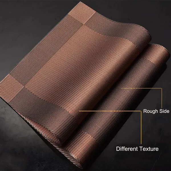 Brown_PVC_Vinyl_Premium_Table_Mats_For_Home_And_Accessories_Pack_Of_4