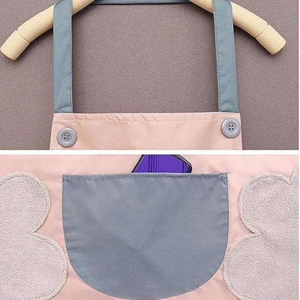 Pink_Cotton_Premium_Kitchen_Apron_For_Home_And_Accessories